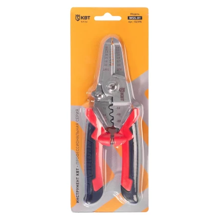 Многофункциональный стриппер КВТ WSS-01 для снятия изоляции с проводов 0.35–6.0 мм (102398) купить в Екатеринбурге