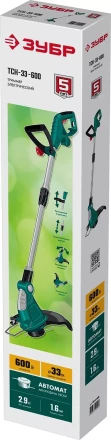 ЗУБР 600 Вт, ш/с 33 см, сетевой триммер (ТСН-33-600) купить в Екатеринбурге