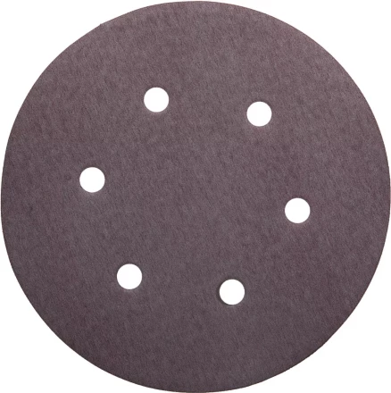 Круг шлифовальный URAGAN &quot;Универсальный водостойкий с покрытием стеарата цинка&quot; на липучке, 6 отв., P320, 150мм, 50шт 907-44113-320-50 купить в Екатеринбурге