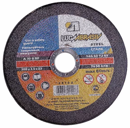 Круг отрезной по металлу 230 х 2,5 х 22 мм А30 Луга купить в Екатеринбурге