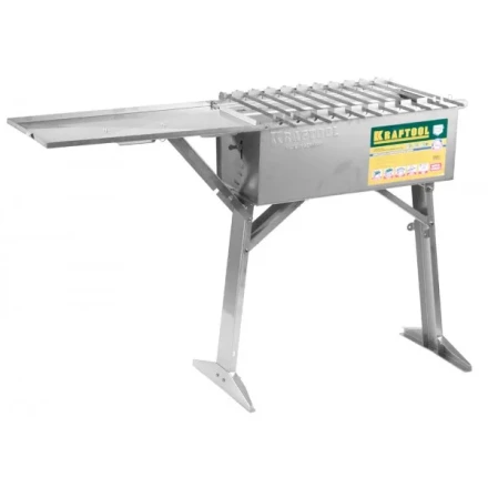 Мангал KRAFTOOL &quot;EXPERT&quot; переносной с автоматическим вращением шампуров, 300x600x800мм 68310 купить в Екатеринбурге