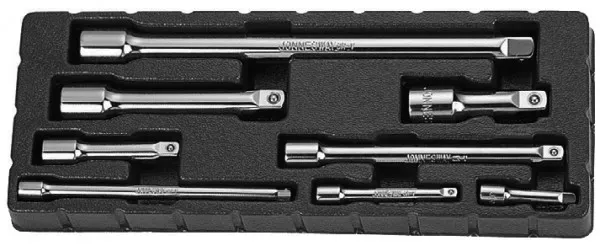 Удлинители набор 1/4" 50-75-150мм    3/8" 75-150мм   1/2"DR 75-125-250мм  8 предметов  S28H08S Jonnesway 47298 купить в Екатеринбурге