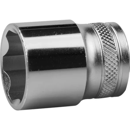 Торцовая головка KRAFTOOL &quot;INDUSTRIE QUALITAT&quot;, Cr-V, FLANK, хромосатинированная, 1/2&quot;, 23 мм 27805-23_z01 купить в Екатеринбурге