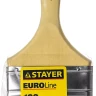 Кисть плоская STAYER "EURO", "AQUA" для воднодисперсионных и акриловых ЛКМ, искусств щетина, деревян ручка, 4"/100мм 01062-100 купить в Екатеринбурге