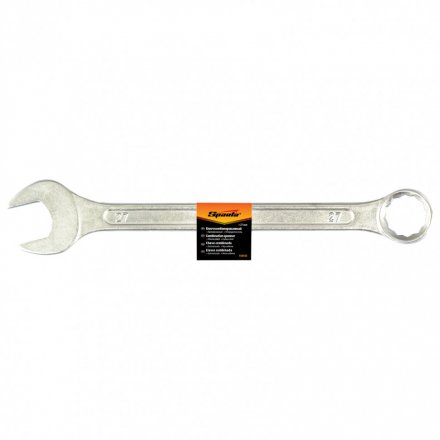 Ключ комбинированный 27 мм хромированный Sparta 150555 купить в Екатеринбурге