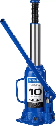 Домкрат гидравлический бутылочный T50, 10т, 228-462мм, ЗУБР Профессионал 43060-10 43060-10_z01 купить в Екатеринбурге