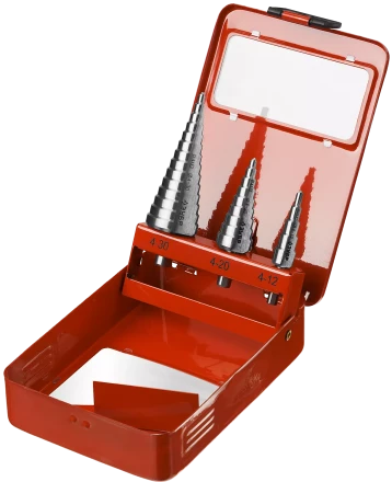 Наборы сверл ступенчатых серия МАСТЕР купить в Екатеринбурге