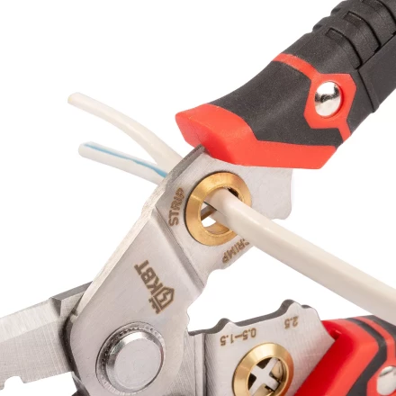 Многофункциональный стриппер КВТ WSS-02 для снятия изоляции с проводов 0.5–6.0 мм (102399) купить в Екатеринбурге