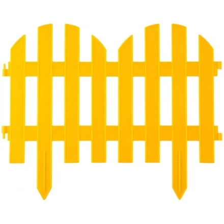 Забор декоративный GRINDA "ПАЛИСАДНИК", 28x300см, желтый 422205-Y купить в Екатеринбурге