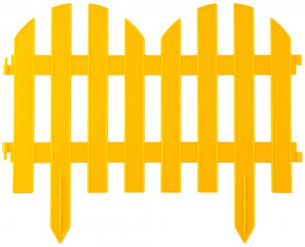 Забор декоративный GRINDA &quot;ПАЛИСАДНИК&quot;, 28x300см, желтый 422205-Y купить в Екатеринбурге