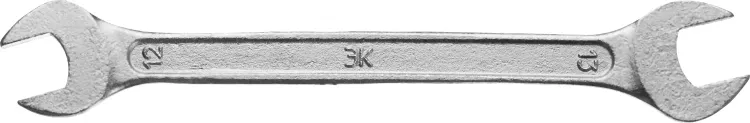 Ключ рожковый гаечный ЗУБР "СТАНДАРТ", оцинкованный, 12х13мм 27115-12-13 купить в Екатеринбурге