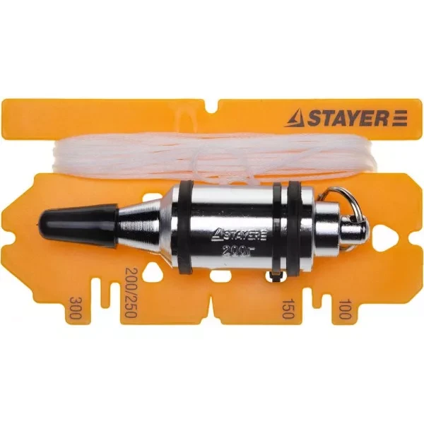 Отвес STAYER "PROFI" строительный со шнуром, с противоударными ободками, 600 г 06352-60 купить в Екатеринбурге