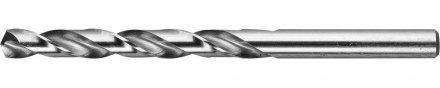 Сверло ЗУБР &quot;ЭКСПЕРТ&quot; по металлу, цилиндрический хвостовик, быстрорежущая сталь Р6М5, класс точности А1, 7х109мм, 1шт 4-29625-109-7 купить в Екатеринбурге