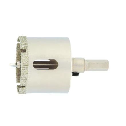 Сверло по керамической плитке и стеклу, 35 х 55 мм, шестигранный хвостовик, с центрующим сверлом Сибртех 72718 купить в Екатеринбурге