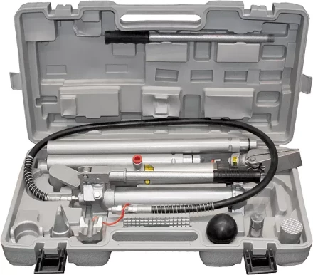Растяжка гидравлическая 10 т набор из 17 предметов 7 сменных насадок в пластмассовом кейсе MATRIX 513405 купить в Екатеринбурге