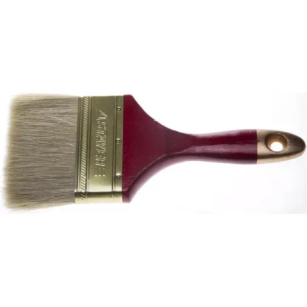 Кисть плоская STAYER &quot;UNIVERSAL-PROFI&quot;, светлая натуральная щетина, деревянная ручка, 100мм 0104-100 купить в Екатеринбурге