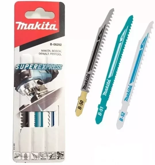 Набор пилок B-06292 для лобзика Makita Super Express, (В50,В51,В52) купить в Екатеринбурге