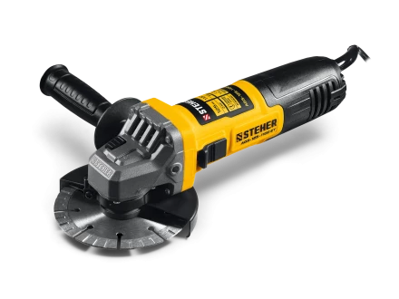 STEHER d 125 мм, 1100 Вт, УШМ c регулировкой оборотов (AGS-125-1100 ET) купить в Екатеринбурге