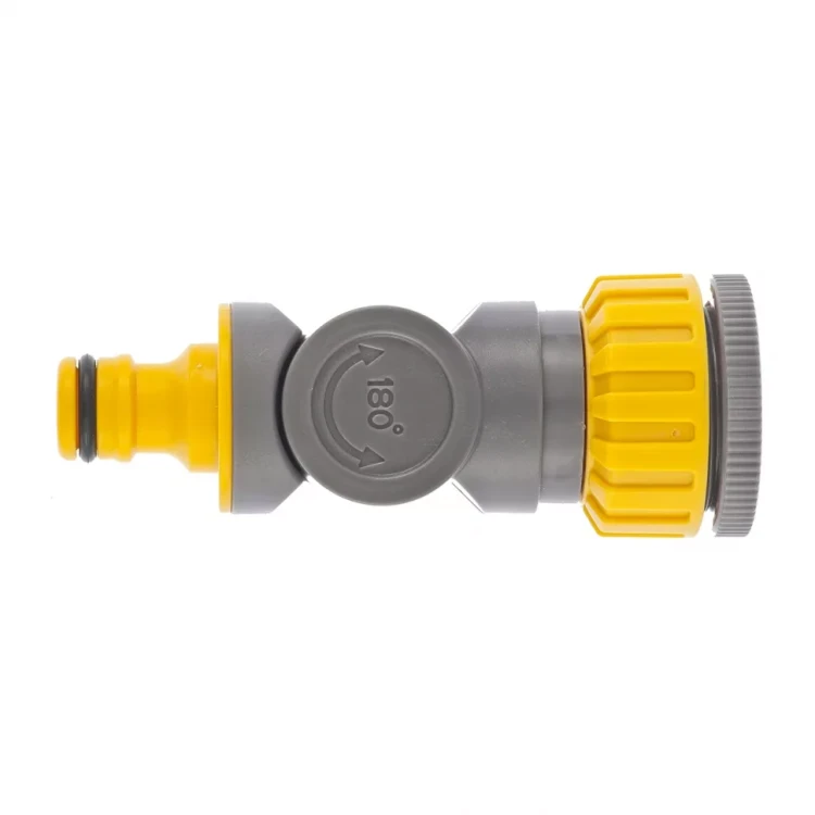Соединитель штуцерный с внутренней резьбой 1/2" - 3/4" с шарниром PALISAD LUXE 66247 купить в Екатеринбурге