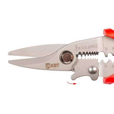 Многофункциональный стриппер КВТ WSS-03 для снятия изоляции с проводов 0.35–6.0 мм (102400) купить в Екатеринбурге