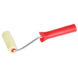 Мини-валик ЗУБР "МАСТЕР" "СИНТЕКС" малярный в сборе, бюгель 6 мм, 15х100 мм 03504-10