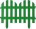 Забор декоративный GRINDA &quot;ПАЛИСАДНИК&quot;, 28x300см, зеленый 422205-G купить в Екатеринбурге