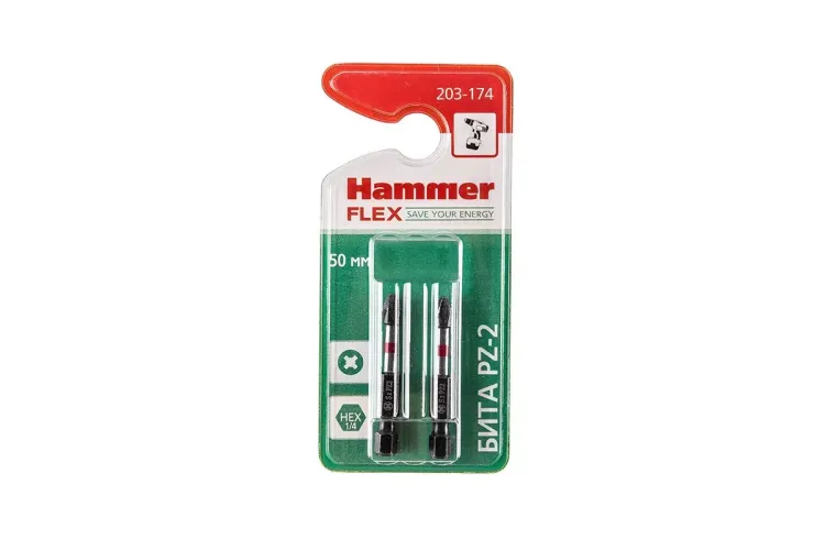 Бита HAMMER PZ2 50мм (2шт) купить в Екатеринбурге