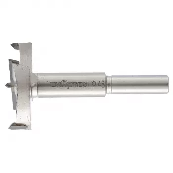 Сверло Форстнера по дереву 48 мм цилиндрический хвостовик СИБРТЕХ 704848 купить в Екатеринбурге