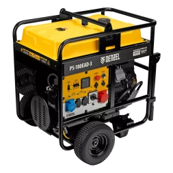 Генератор бензиновый Denzel PS-180EAD-3, 18 кВт,230/400 В, 65л, разъём ATS,перекл.режима,эл.старт