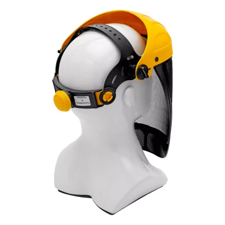 Щиток защитный лицевой с сеткой Denzel &quot;СВОНА&quot; НС-01 &quot;ЛЮКС&quot;, плавная регулировка храповик, 89196 купить в Екатеринбурге