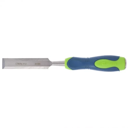 Долото-стамеска 24мм двухкомпонентная рукоятка Сибртех артикул 24489 купить в Екатеринбурге