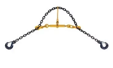 Стяжки цепные для крепления грузов с крюками  р-н 5.4 тонн L=4 метра купить в Екатеринбурге