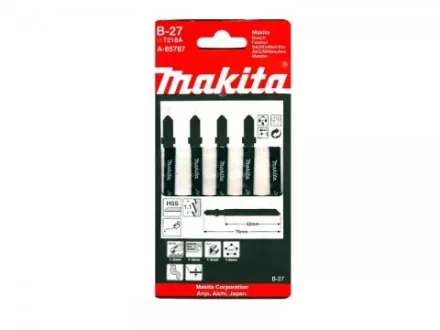 Пилки для лобзика Makita B-27 A-85787 по металлу 5.000 купить в Екатеринбурге