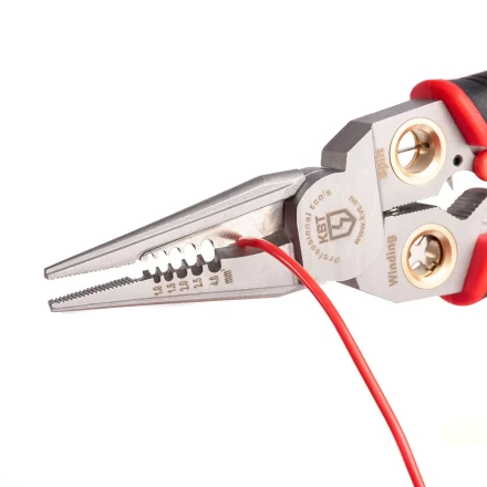 Мультитул-длинногубцы КВТ MT-03 (6 в 1) с функцией снятия изоляции и резки (102401) купить в Екатеринбурге