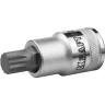 Торцовая бита-головка KRAFTOOL "INDUSTRIE QUALITAT", материал S2, SPLINE, сатинированная, 1/2", M12 27911-12_z01 купить в Екатеринбурге