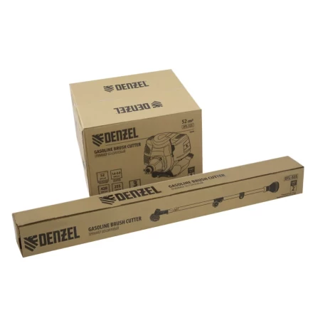 Триммер бензиновый DTL-52S, 52 см3, разъемная штанга, состоит из 2 частей Denzel 96266 купить в Екатеринбурге