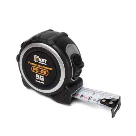 Рулетка строительная РС-02-5х25 КВТ купить в Екатеринбурге