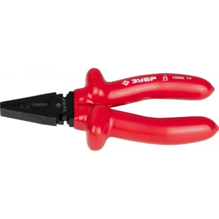 Плоскогубцы ЗУБР "МАСТЕР" "ЭЛЕКТРИК" комбинированные, диэлектрические, высоковольтные до ~1000В, 160мм 2214-1-16_z02 купить в Екатеринбурге