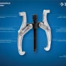 ЗУБР внешний d 40 - 340 мм, внутренний d 40 - 270 мм, шарнирный трехзахватный съемник с удлиненными захватами, Профессионал (43319-275) купить в Екатеринбурге