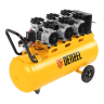 Компрессор безмасляный, малошумный  DLS 2250/100, 2250 Вт, 3x750, 100 л, 410 л/мин блок управления/ Denzel 58029 купить в Екатеринбурге
