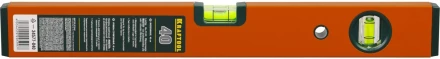 Уровень KRAFTOOL коробчатый усиленный, точность (0,5мм/м), 2 ампулы, 40 см 34577-040 купить в Екатеринбурге