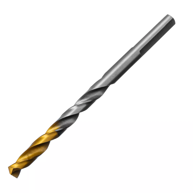 Сверло спиральное по металлу Denzel 5,5 x 93 мм, Р6М5, Golden Tip 718234 купить в Екатеринбурге