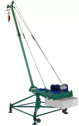Кран стреловой поворотный &quot;МАСТЕР-3&quot; 1000 кг 50 м с противовесами без колес 1010284 купить в Екатеринбурге