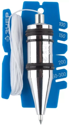 Отвес ЗУБР &quot;ЭКСПЕРТ&quot; строительный со шнуром и безопасным наконечником, 300 г 06347-30_z01 купить в Екатеринбурге