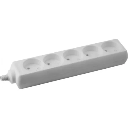 Колодка DEXX для удлинителя, 5 гнезд, макс мощность 3500Вт 55100-5 купить в Екатеринбурге