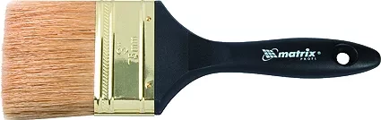 Кисть плоская &quot;Профи&quot; 2&quot; натуральная щетина пластмассовая ручка  MATRIX 83162 купить в Екатеринбурге
