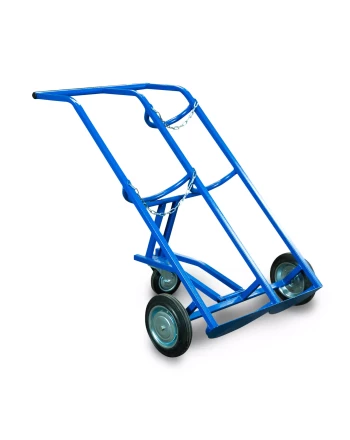 Тележка для баллонов пропан + кислород TOR ТГК-П, 2 баллона (250 резина + 160 поворотное) 1012421 купить в Екатеринбурге