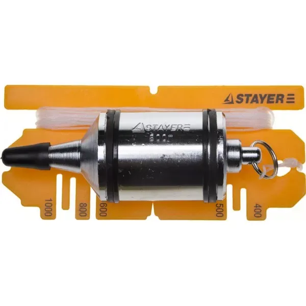 Отвес STAYER "PROFI" строительный со шнуром, с противоударными ободками, 800 г 06352-80 купить в Екатеринбурге