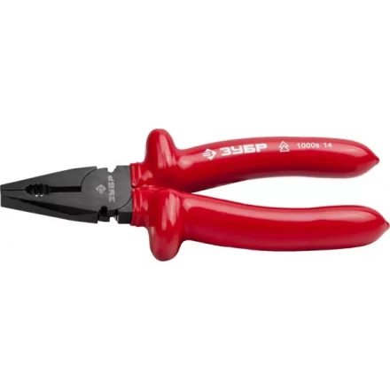 Плоскогубцы ЗУБР "МАСТЕР" "ЭЛЕКТРИК" комбинированные, диэлектрические, высоковольтные до ~1000В, 180мм 2214-1-18_z02 купить в Екатеринбурге