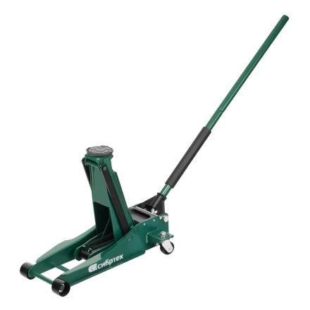 Домкрат гидравлический подкатной, 3 т, 85-490 мм, быстрый подъем, низкий подхват, проф.// Сибртех 50850 купить в Екатеринбурге